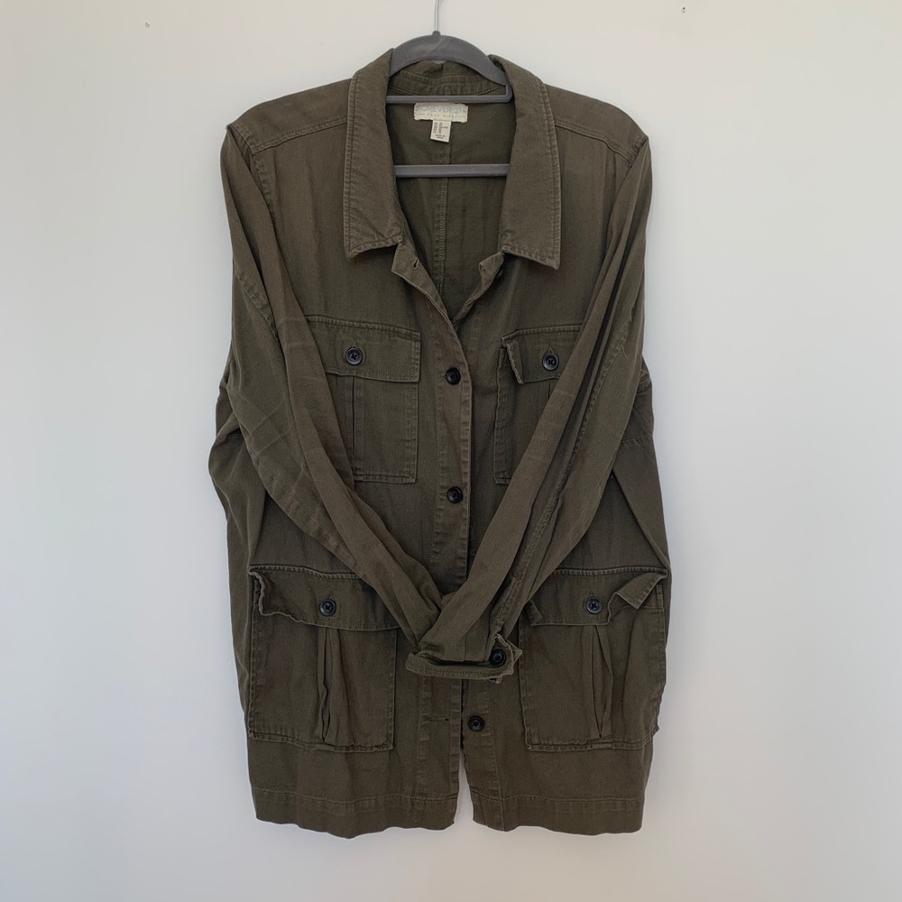 Forever 21+ Army Jacket
